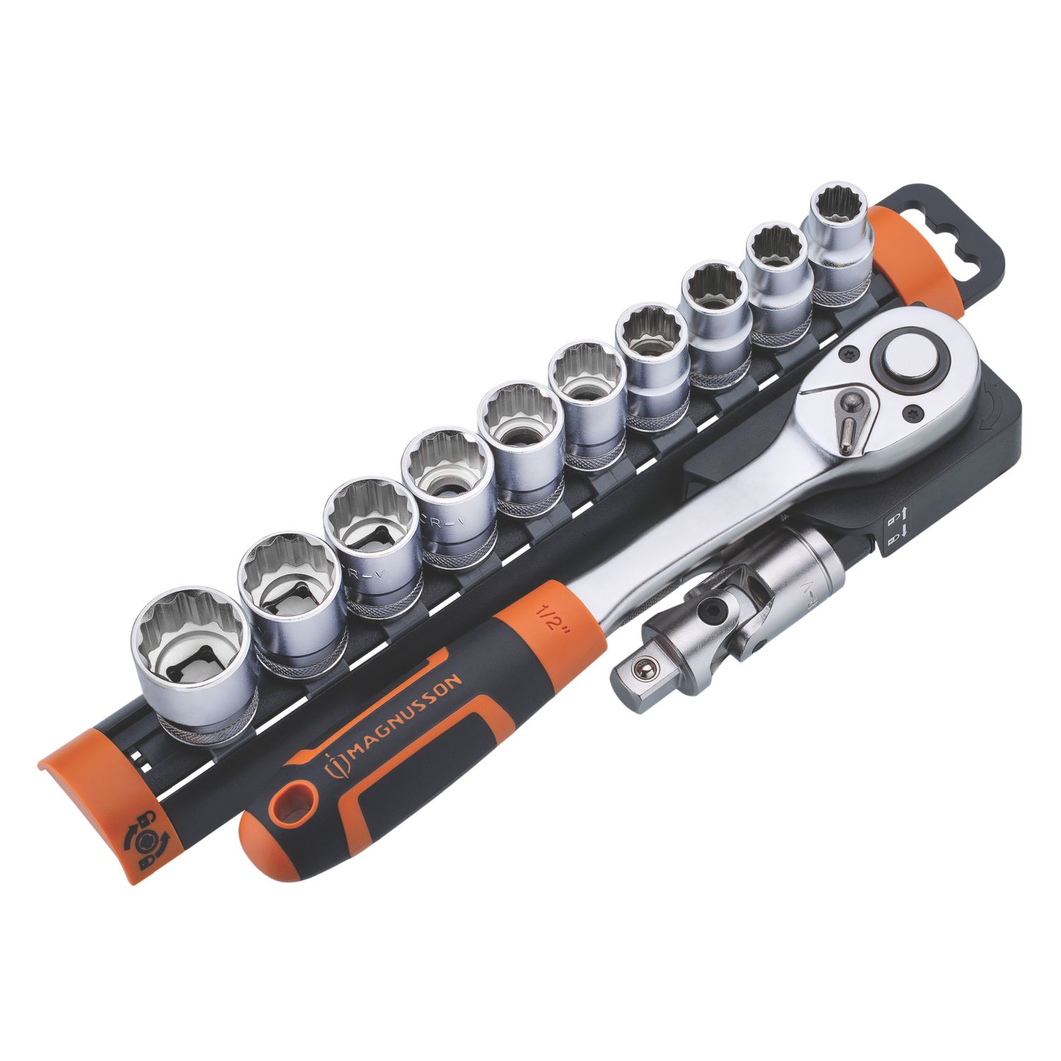Magnusson 1/2" Drive 12-Point Socket Set 13 Pieces (161XX)