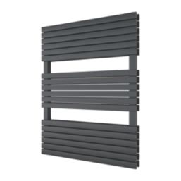 Ximax Watson Duplex 765mm x 600mm 2737BTU Anthracite Vertical Towel Radiator
