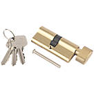 Smith & Locke 6-Pin Thumbturn Euro Cylinder 35-35 (70mm) Brass