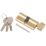 Smith & Locke  6-Pin Thumbturn Euro Cylinder 35-35 (70mm) Brass