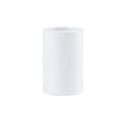 FloPlast Straight Couplings White 21.5mm 5 Pack