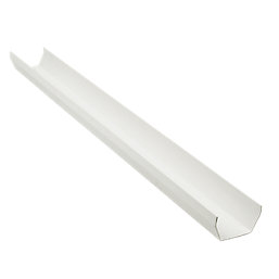 FloPlast  PVC Square Gutter White 114mm x 3m 6 Pack