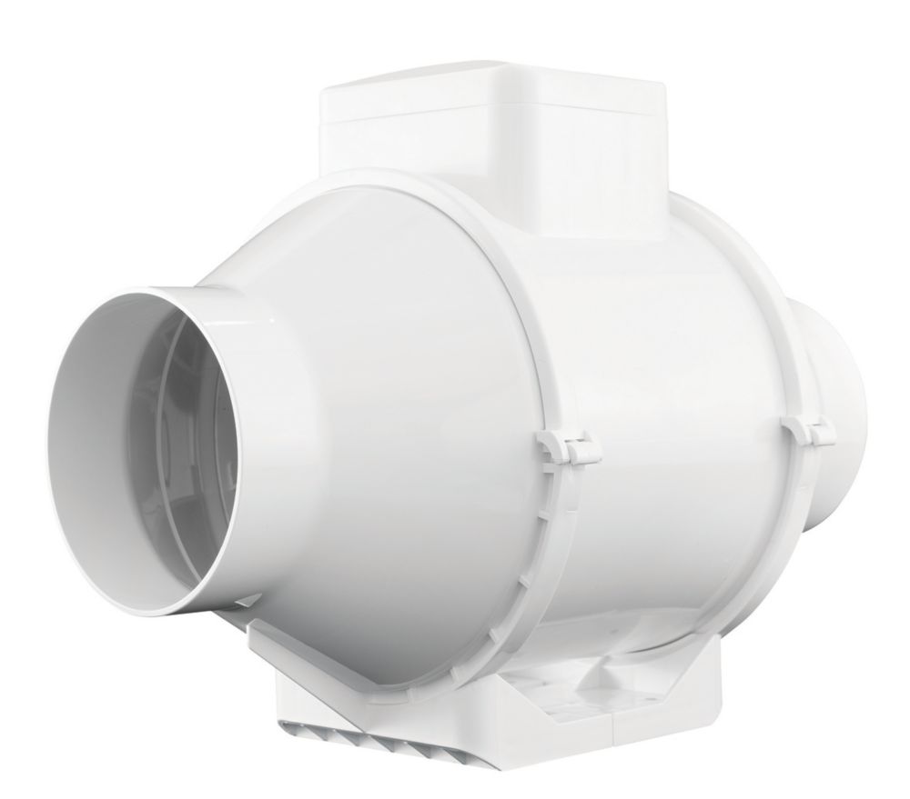 Xpelair XIMX100+T 4" Axial Inline Extractor Fan with Timer 220240V