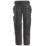 Snickers 6224 Work Trousers Black 38" W 30" L