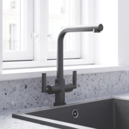 Refurb Swirl Dolce Tap Matt Black