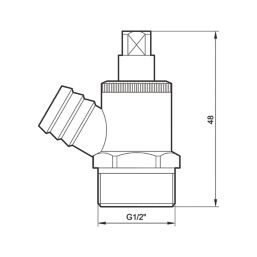 Flomasta BSP Drain Cock 1/2"