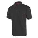 Lee Cooper LCTS011 Polo Shirt Black 2X Large 46" Chest
