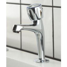 Streame by Abode  Pillar Round Head Taps Chrome 1 Pair