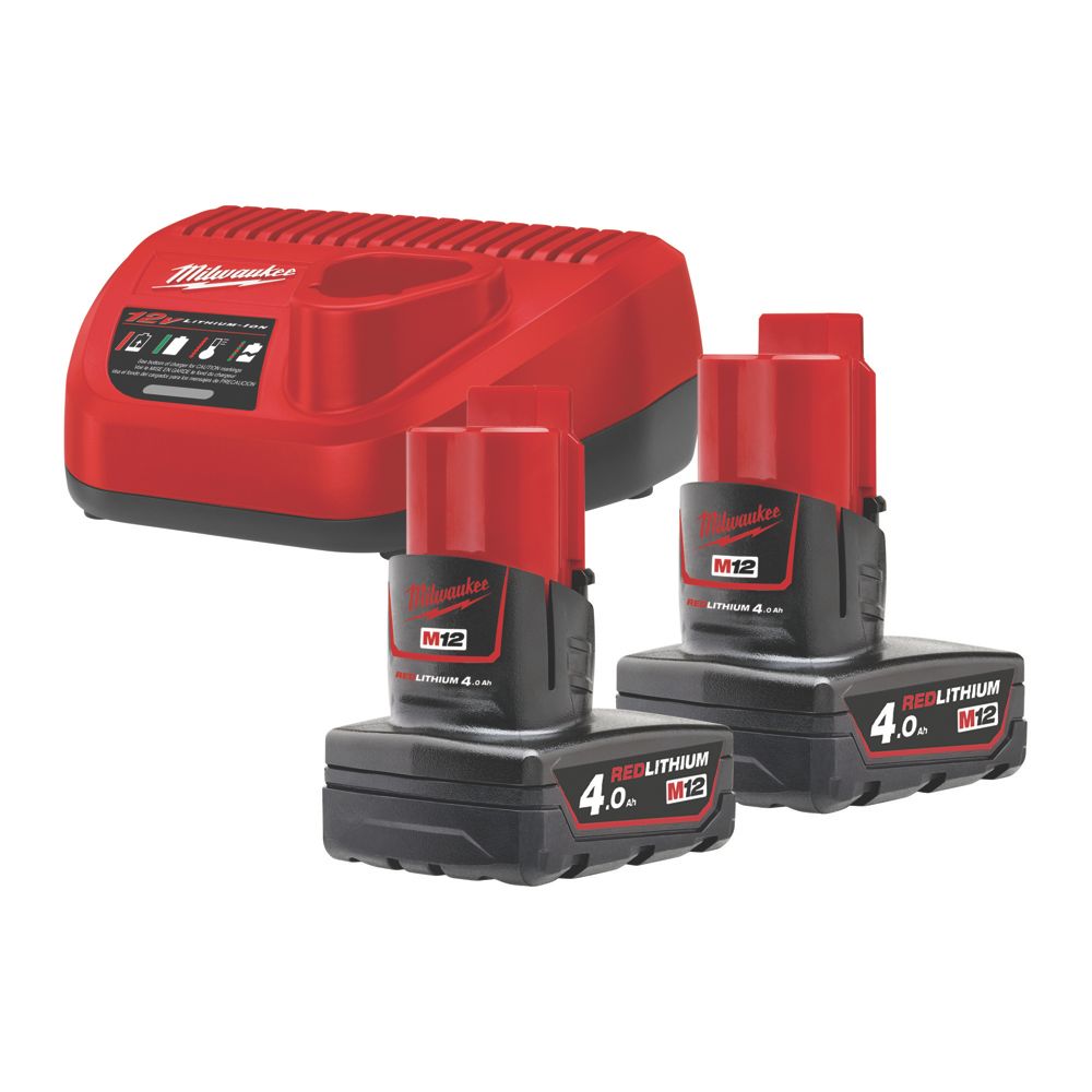 Milwaukee M12 FUEL M12FHT20 403 20cm 12V 2 x 4.0Ah Li Ion