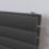 Ximax Fortuna 584mm x 600mm 1973BTU Anthracite Horizontal Designer Radiator
