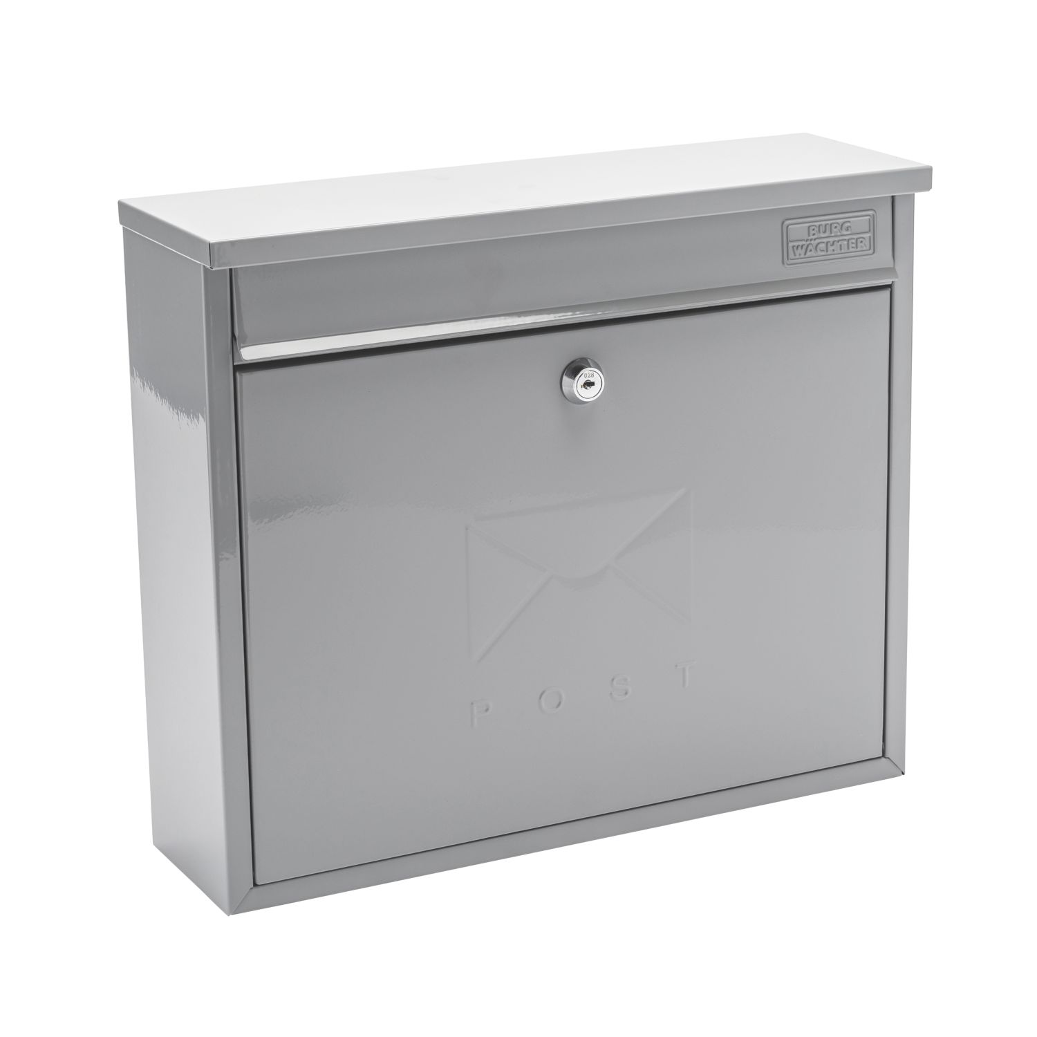 Burg-Wachter Elegance Post Box Grey Powder-Coated (162TY)