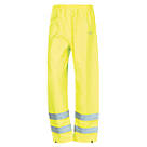 Site Huske Hi-Vis Over Trousers Elasticated Waist Yellow XX Large 28" W 32" L