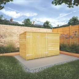 Mercia Value 6' x 3' (Nominal) Pent Timber Bike Store