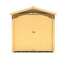 Shire Bradley 7' x 7' (Nominal) Apex Timber Log Cabin