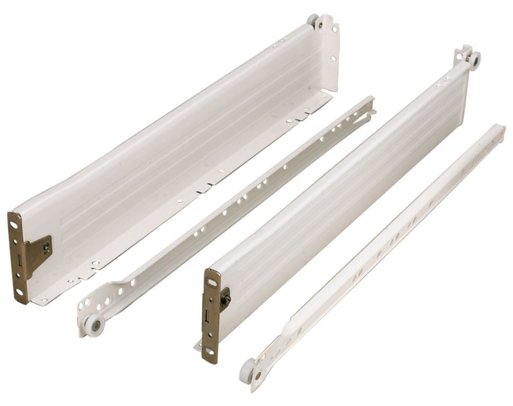 Drawer System 450mm 2 Pack | Drawer Runners | Screwfix.com