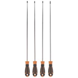 Magnusson  Mixed Long Reach Screwdriver Set 4 Pcs