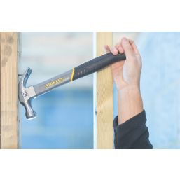 Stanley  Fibreglass Claw Hammer 16oz (0.45kg)