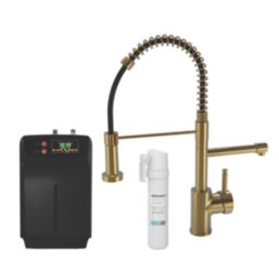 ETAL  Flexi Style 3-in-1 Instant Boiling Water Kitchen Tap Brushed Gold