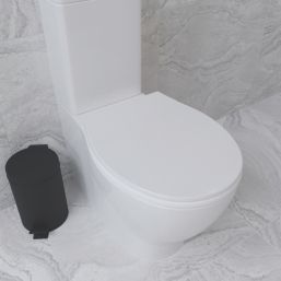 Croydex Capri Soft-Close Toilet Seat Polypropylene White