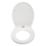 Croydex Capri Soft-Close Toilet Seat Polypropylene White