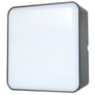 LAP  Outdoor Square LED Bulkhead Black 12W 1000lm
