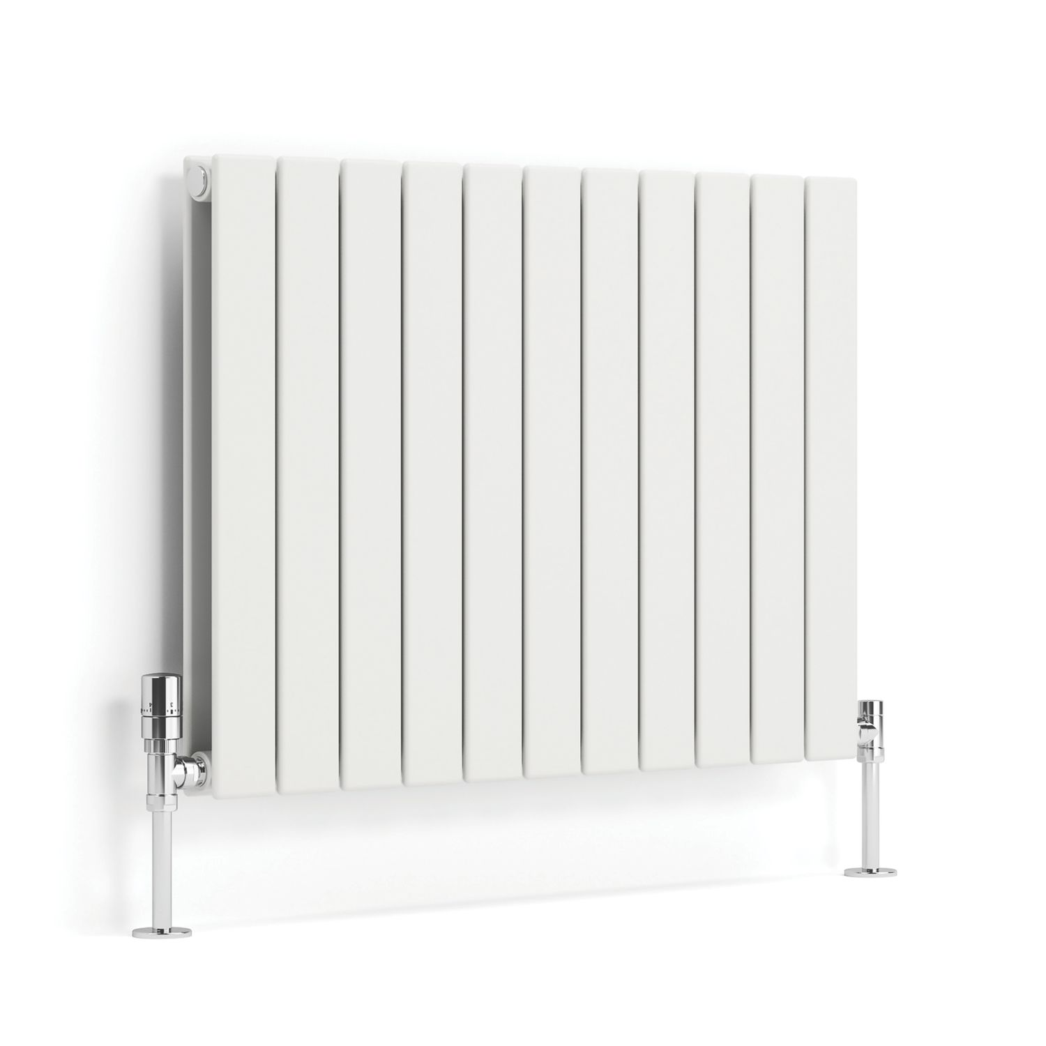 Terma Forte 600mm x 810mm 2905BTU Matt White Horizontal Designer Radiator (163HE)