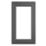 Crystal  Right-Hand Opening Clear Double-Glazed Casement Anthracite Grey uPVC Window 610mm x 965mm