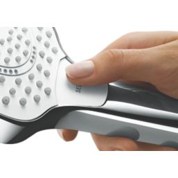 Hansgrohe Croma Select E EcoSmart Shower Handset White/Chrome 108mm x 185mm