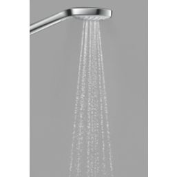 Hansgrohe Croma Select E EcoSmart Shower Handset White/Chrome 108mm x 185mm
