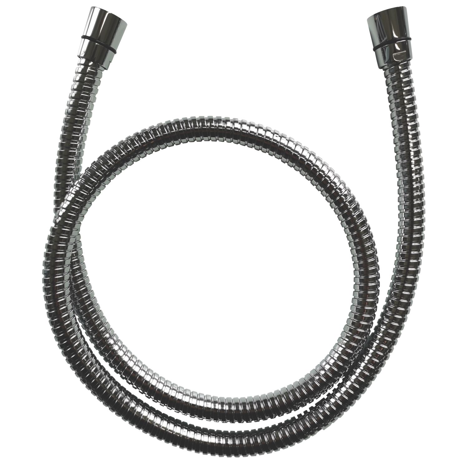 Swirl Shower Hose Chrome 10mm x 1.5m (163PG)