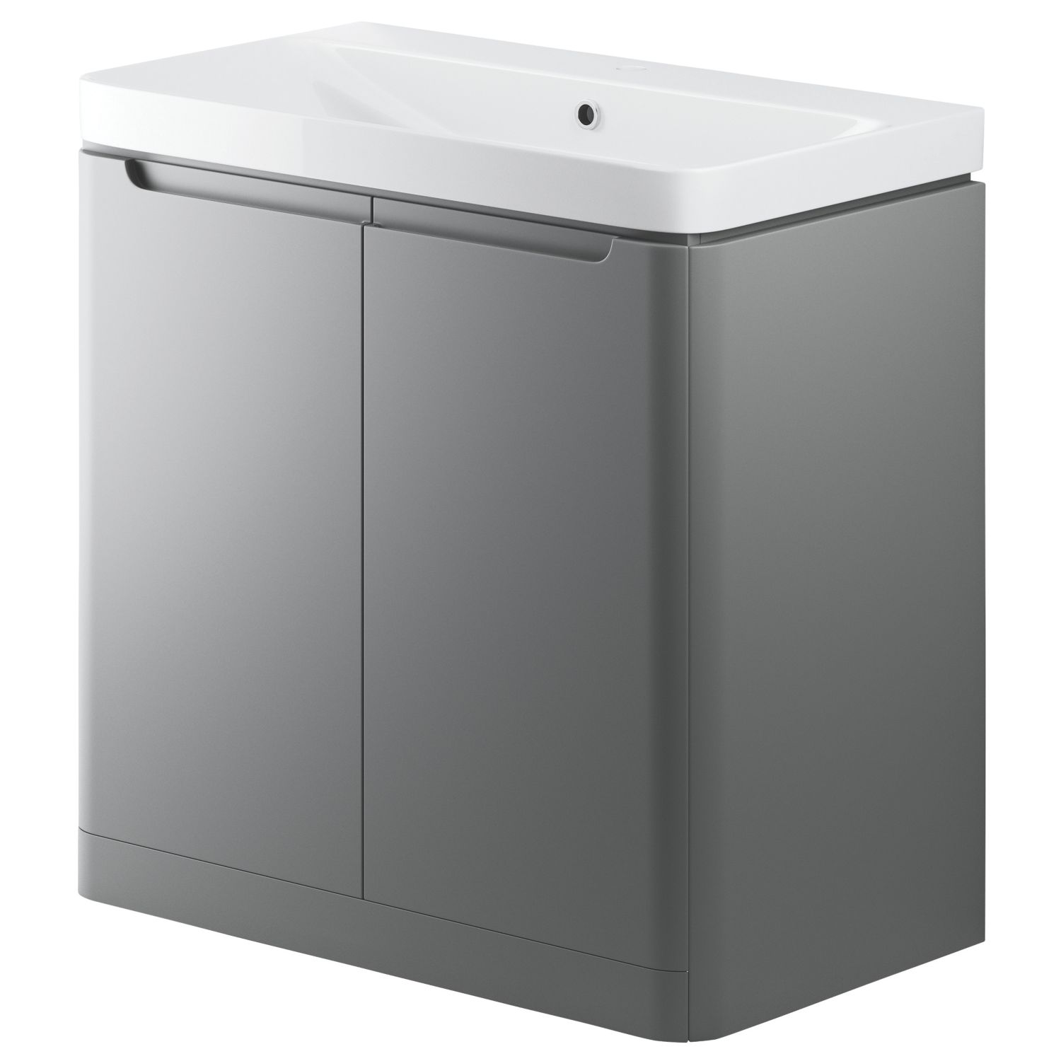 Floorstanding Vanity Unit & Basin Matt Grey 805mm x 460mm x 840mm (163PJ)