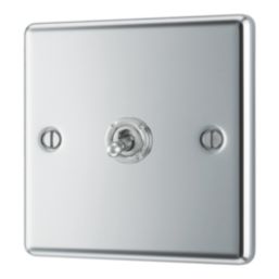 LAP  20A 16AX 1-Gang 2-Way Toggle Switch  Polished Chrome