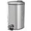 Koros Pedal Bin Polished Silver Chrome Effect 3Ltr