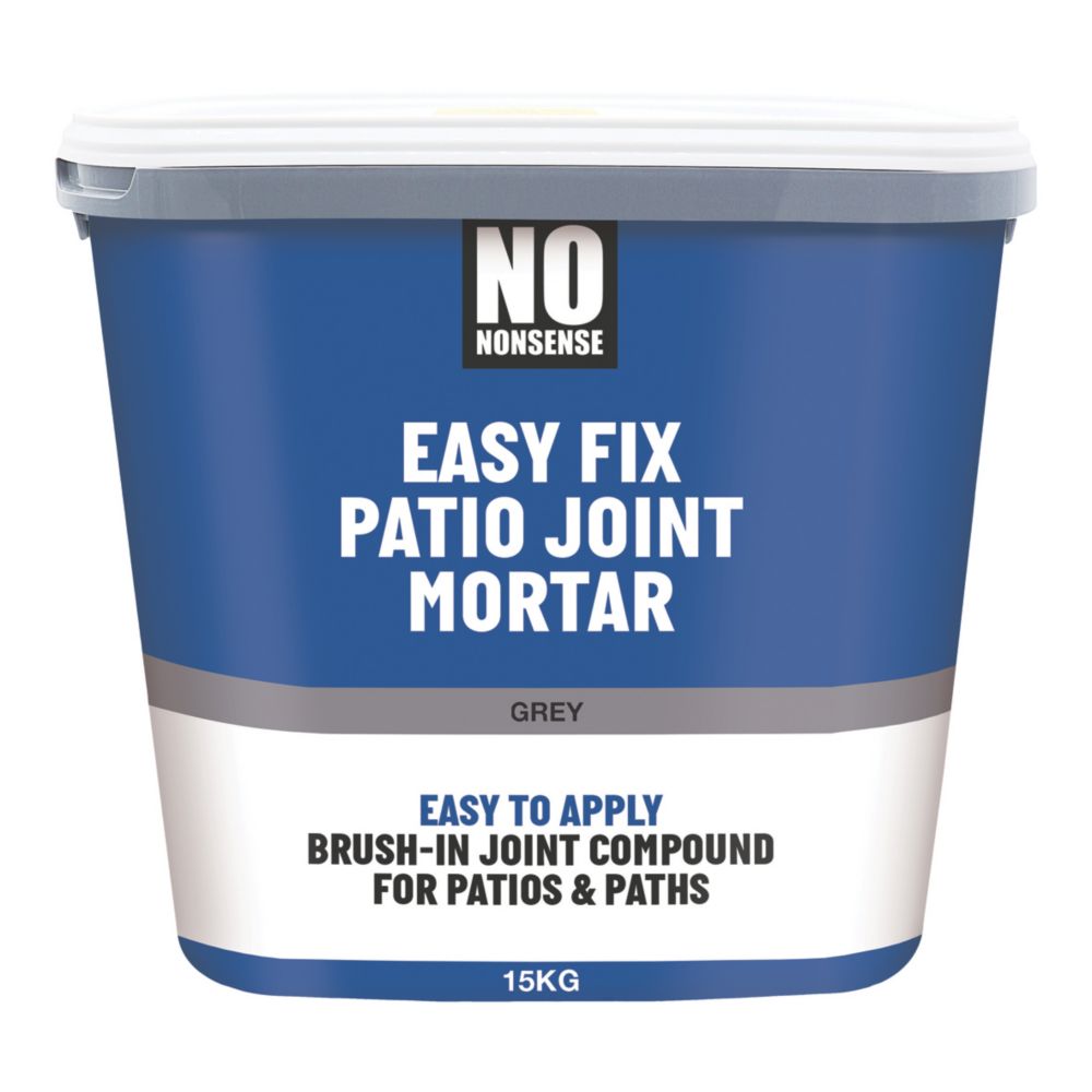 No Nonsense Patio Jointing Mortar Grey 15kg Screwfix