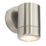 Saxby Atlantis Outdoor Wall Light Brushed Stainless Steel