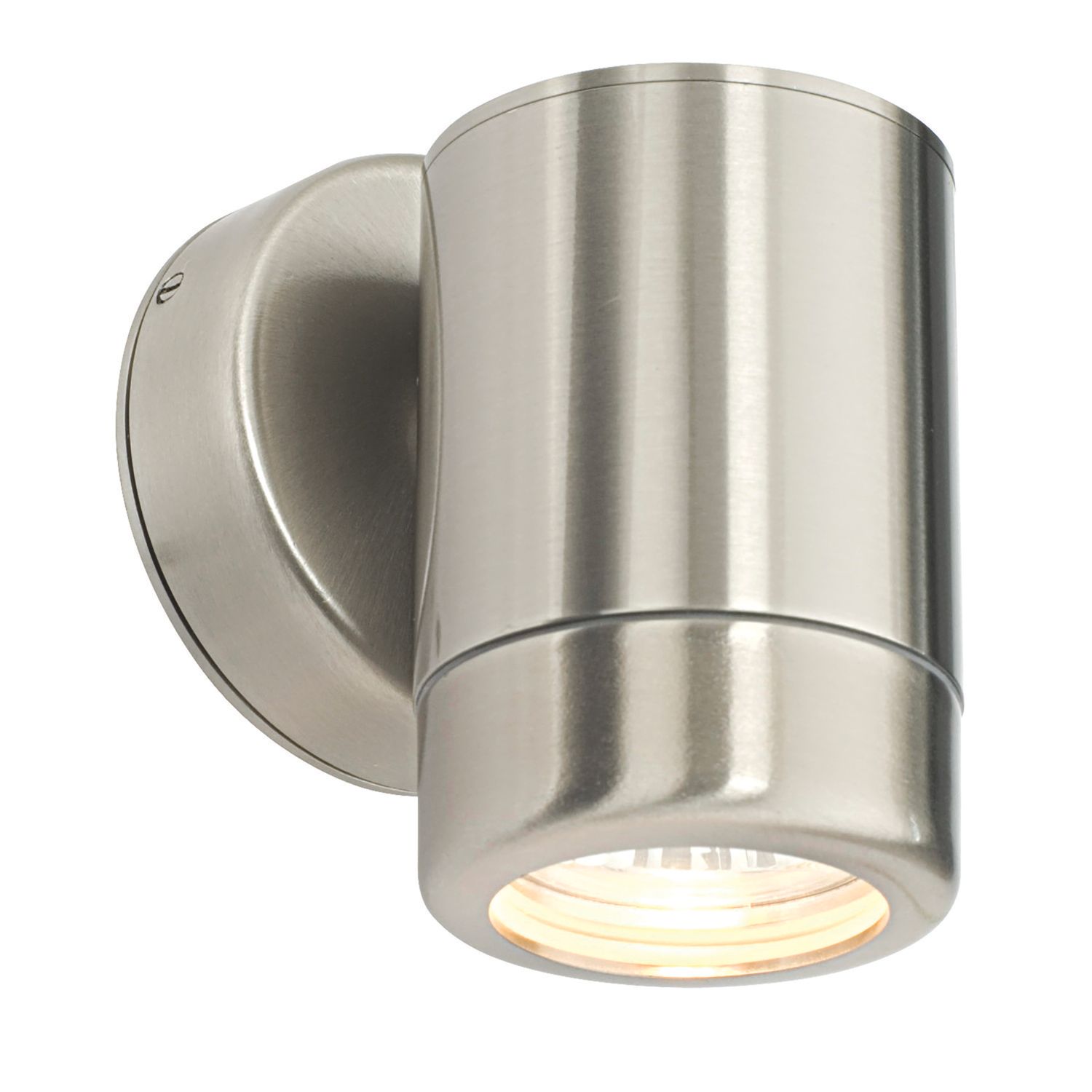 Saxby Atlantis Outdoor Wall Light Brushed Stainless Steel (163VY)