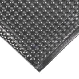 COBA Orthomat Premium Bubble Anti-Fatigue Floor Mat Black 18300mm x 900mm x 16mm