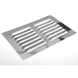 Xpelair Gas Louvre Vent Stainless Steel 189mm x 126mm