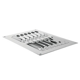 Xpelair Gas Louvre Vent Stainless Steel 189mm x 126mm
