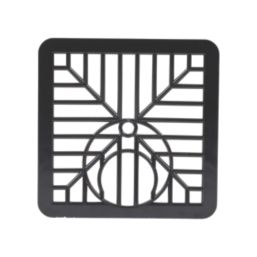 FloPlast  Gulley Grid Black 150mm x 150mm