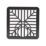 FloPlast  Gulley Grid Black 150mm x 150mm
