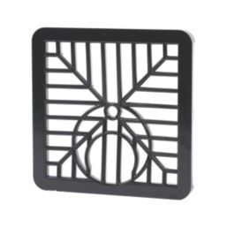 FloPlast  Gulley Grid Black 150mm x 150mm