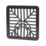 FloPlast  Gulley Grid Black 150mm x 150mm