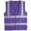 Pro RTX High Visibilty  Waistcoat Purple Medium 40" Chest