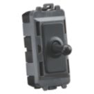 Knightsbridge  20AX Grid SP Control Switch Anthracite