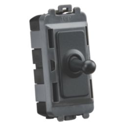 Knightsbridge  20AX Grid SP Control Switch Anthracite