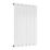 Reina Flat Single 600mm x 440mm 1062BTU White Vertical Designer Radiator