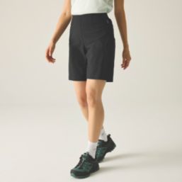 Regatta Pentre Lite Womens Stretch Shorts Black Size 8