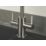 Bristan Cashew Easyfit Monobloc Sink Mixer Stainless Steel 1 Pair