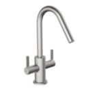 Bristan Cashew Easyfit Monobloc Sink Mixer Stainless Steel 1 Pair